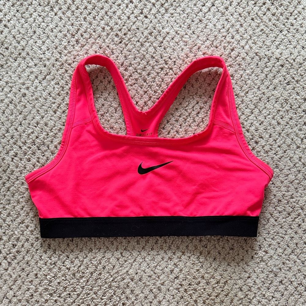 Nike Hot Pink Sports Bra - L
